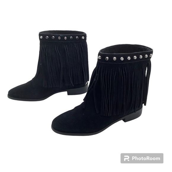 {Michael Kors} Suede Tassel Boots - Picture 6 of 11